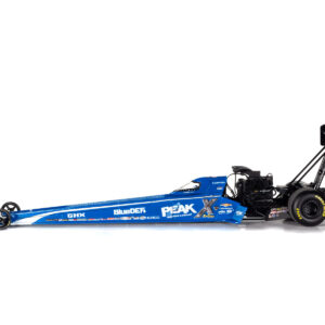 NHRA TFD (Top Fuel Dragster) Brittany Force “PEAK Antifreeze & Coolant” Blue “John Force Racing” 1/24 Diecast Model by Auto World