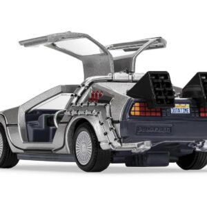 DMC DeLorean Time Machine with Doc Brown Figure “Back to the Future” (1985) Movie Diecast Model Car by Corgi