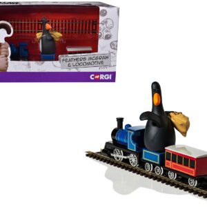 Locomotive and Feathers McGraw Figure 5 piece Set “The Wrong Trousers” (1993) Movie “Wallace & Gromit” Diecast Model Car by Corgi