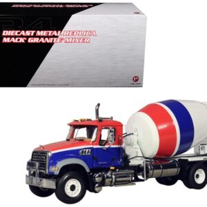 Mack Granite MP Concrete Mixer 1/34 Diecast Car Model by First Gear