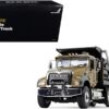 Mack Granite MP Dump Truck Gold and Black 1/34 Diecast Model by First Gear