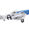 North American Aviation P-51D Mustang Aircraft Fighter “Petie 3rd Lt. Col. John C. Meyer 487th Fighter Squadron 352nd Fighter Group USAAF” (1944) “WW2 Aircrafts Series” 1/72 Diecast Model by Forces of Valor