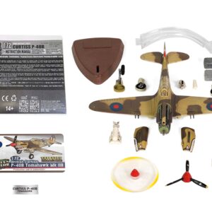 Curtiss P-40B Tomahawk MK IIB Aircraft Fighter “112 Squadron (Royal Air Force) AK402 GA-F North Africa” (October 1941) “WW2 Aircrafts Series” 1/72 Diecast Model by Forces of Valor