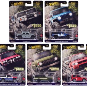 “Terra Trek” 5 piece Set “Car Culture” 2024 Series C Diecast Model Cars by Hot Wheels