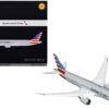 Boeing 787-8 Commercial Aircraft with Flaps Down “American Airlines” Gray with Tail Stripes “Gemini 200” Series 1/200 Diecast Model Airplane by GeminiJets