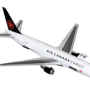 Boeing 767-300F Commercial Aircraft “Air Canada Cargo” (C-GXHM) White with Black Tail “Gemini 200 – Interactive Series” 1/200 Diecast Model Airplane by GeminiJets