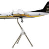 Bombardier C-147A Transport Aircraft “Golden Knights Parachute Team” United States Army (17-01610) White with Yellow Stripes and Black Tail “Gemini 200” Series 1/200 Diecast Model Airplane by GeminiJets