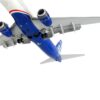 Boeing 737-800 Commercial Aircraft with Flaps Down “Alaska Airlines – Honoring Those Who Serve” White and Blue “Gemini 200” Series 1/200 Diecast Model Airplane by GeminiJets