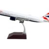 Boeing 777-200ER Commercial Aircraft “British Airways” White with Striped Tail “Gemini 200” Series 1/200 Diecast Model Airplane by GeminiJets