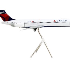 Boeing 717-200 Commercial Aircraft “Delta Air Lines” White with Blue Tail “Gemini 200” Series 1/200 Diecast Model Airplane by GeminiJets