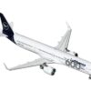 Airbus A321neo Commercial Aircraft “Lufthansa – 600th Airbus Aircraft” (D-AIEQ) White with Dark Blue Tail “Gemini 200” Series 1/200 Diecast Model Airplane by GeminiJets