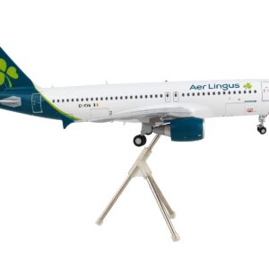 Airbus A320 Commercial Aircraft “Aer Lingus” White with Teal Tail “Gemini 200” Series 1/200 Diecast Model Airplane by GeminiJets