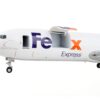 Boeing 767-300F Commercial Aircraft “Federal Express” White with Purple Tail “Interactive Series” 1/200 Diecast Model Airplane by GeminiJets