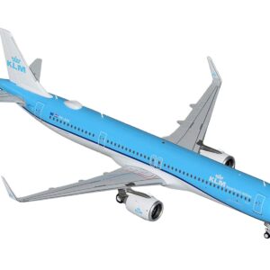 Airbus A321neo Commercial Aircraft “KLM Royal Dutch Airlines” (PH-AXA) Blue and White “Gemini 200” Series 1/200 Diecast Model Airplane by GeminiJets