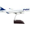 Boeing 747-400F Commercial Aircraft “Polar Air Cargo” White with Blue Tail “Gemini 200 – Interactive” Series 1/200 Diecast Model Airplane by GeminiJets