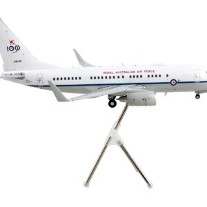 Boeing 737-700 Transport Aircraft “Royal Australian Air Force 100th Anniversary – A36-001” White and Gray “Gemini 200” Series 1/200 Diecast Model Airplane by GeminiJets