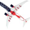 Boeing 737-800 Commercial Aircraft with Flaps Down “Southwest Airlines – Freedom One” American Flag Livery “Gemini 200” Series 1/200 Diecast Model Airplane by GeminiJets