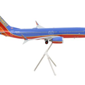 Boeing 737 MAX 8 Commercial Aircraft “Southwest Airlines” Blue and Red “Gemini 200” Series 1/200 Diecast Model Airplane by GeminiJets