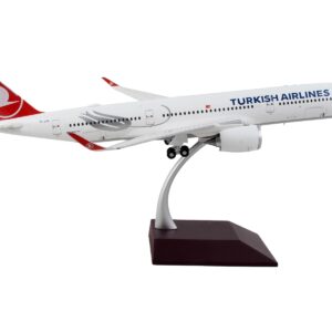 Airbus A350-900 Commercial Aircraft “Turkish Airlines” White with Red Tail “Gemini 200” Series 1/200 Diecast Model Airplane by GeminiJets