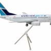 Boeing 737-600 Commercial Aircraft “WestJet” (C-GWSL) White with Blue Tail “Gemini 200” Series 1/200 Diecast Model Airplane by GeminiJets