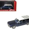 1962 Buick Invicta Station Wagon Cadet Blue Metallic with White Top and Blue Interior Limited Edition to 200 pieces Worldwide 1/43 Model Car by Goldvarg Collection