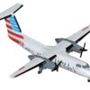 Bombardier Dash 8-100 Commercial Aircraft “American Airlines – American Eagle” (N808EX) Gray with Striped Tail 1/400 Diecast Model Airplane by GeminiJets