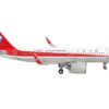 Airbus A320neo Commercial Aircraft “Sichuan Airlines” White with Red Stripes and Tail 1/400 Diecast Model Airplane by GeminiJets