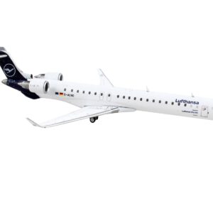 Bombardier CRJ900 Commercial Aircraft “Lufthansa” White with Dark Blue Tail 1/400 Diecast Model Airplane by GeminiJets