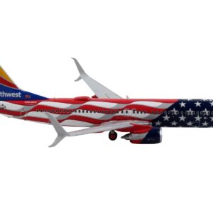 Boeing 737-800 Commercial Aircraft “Southwest Airlines – Freedom One” United States Flag Livery 1/400 Diecast Model Airplane by GeminiJets