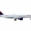 Boeing 757-200 Commercial Aircraft “Delta Air Lines” (N683DA) White with Red and Blue Tail 1/400 Diecast Model Airplane by GeminiJets