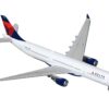 Airbus A330-300 Commercial Aircraft “Delta Air Lines” (N829NW) White with Blue and Red Tail 1/400 Diecast Model Airplane by GeminiJets