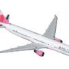 Boeing 767-400ER Commercial Aircraft “Delta Air Lines – Breast Cancer Research Foundation” (N845MH) White with Pink Tail 1/400 Diecast Model Airplane by GeminiJets