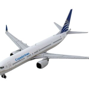 Boeing 737 MAX 9 Commercial Aircraft “Copa Airlines” (HP-9907CMP) White with Blue Tail 1/400 Diecast Model Airplane by GeminiJets