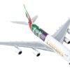 Airbus A380-800 Commercial Aircraft “Emirates Airlines – The Championships Wimbledon 2024” (A6-EOE) White with Graphics 1/400 Diecast Model Airplane by GeminiJets