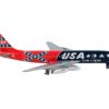 McDonnell Douglas DC-8-21 Commercial Aircraft “Overseas National Airways – USA” Blue and Red Confederate Flag Livery 1/400 Diecast Model Airplane by GeminiJets