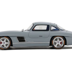 2019 Mercedes-Benz S-Klub Gullwing Nardo Gray 1/18 Model Car by GT Spirit