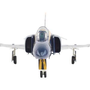 McDonnell Douglas F-4J Phantom II Fighter-Bomber Aircraft “Blue Angels Cdr. Harley Hall 1970 to 1971 Season” United States Navy “Air Power Series” 1/72 Diecast Model by Hobby Master