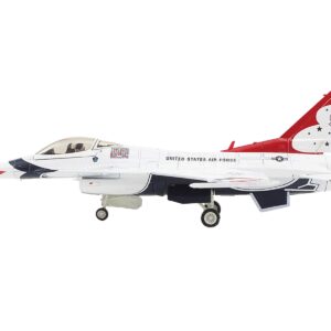 Lockheed F-16C Fighting Falcon Fighter Aircraft “Thunderbirds #1-6 Decals Royal International Air Tattoo” (2017) United States Air Force “Air Power Series” 1/72 Diecast Model by Hobby Master