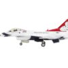 Lockheed F-16C Fighting Falcon Fighter Aircraft “Thunderbirds #1-6 Decals Royal International Air Tattoo” (2017) United States Air Force “Air Power Series” 1/72 Diecast Model by Hobby Master