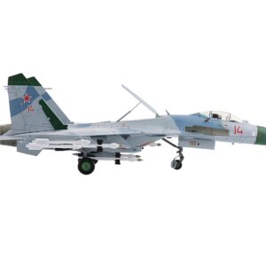 Sukhoi Su-27 Flanker B (Early Type) Fighter Aircraft “#14” (1990) Russian Air Force “Air Power Series” 1/72 Diecast Model by Hobby Master