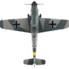 Messerschmitt Bf 109F-2 Fighter Aircraft “Black 7 Cabo Mecanico Zaro 2 Escuadrilla Azul Russia” (1942) Spanish Air Force “Air Power Series” 1/48 Diecast Model by Hobby Master