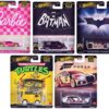 “Pop Culture 2024” 5 piece Set E “Premium Series” Diecast Model Cars by Hot Wheels