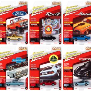 “Classic Gold Collection” 2021 Set A of 6 Cars Release 4 1/64 Diecast Model Cars by Johnny Lightning