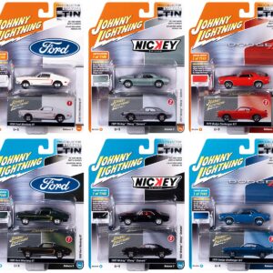 Johnny Lightning Collector’s Tin 2021 Set of 6 Cars Release 3 Limited Edition of 7140 pieces Worldwide 1/64 Diecast Model Cars by Johnny Lightning