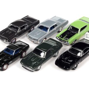 “Muscle Cars USA” 2022 Set B of 6 pieces Release 3 1/64 Diecast Model Cars by Johnny Lightning