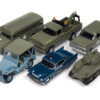 “Military” Set B of 6 pieces 2024 Release 2 Limited Edition Diecast Models by Johnny Lightning