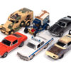 Pop Culture 2024 Set of 6 Cars Release 2 1/64 Diecast Model Cars by Johnny Lightning