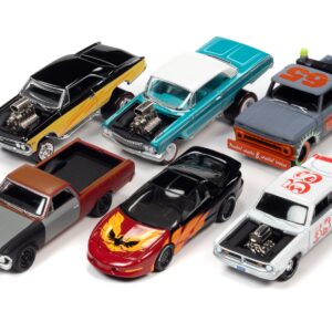 “Street Freaks” 2021 Set A of 6 Cars Release 4 1/64 Diecast Model Cars by Johnny Lightning