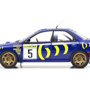 Subaru Impreza #5 Carlos Sainz – Luis Moya Winner “Monte-Carlo Rally” (1995) 1/18 Diecast Model Car by Kyosho