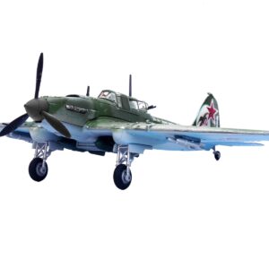 Ilyushin IL-2M3 Sturmovik Aircraft Green Camouflage “Double Hero of the Soviet Union Ivan Pavlov” Soviet Air Force 1/72 Diecast Model Airplane by Legion